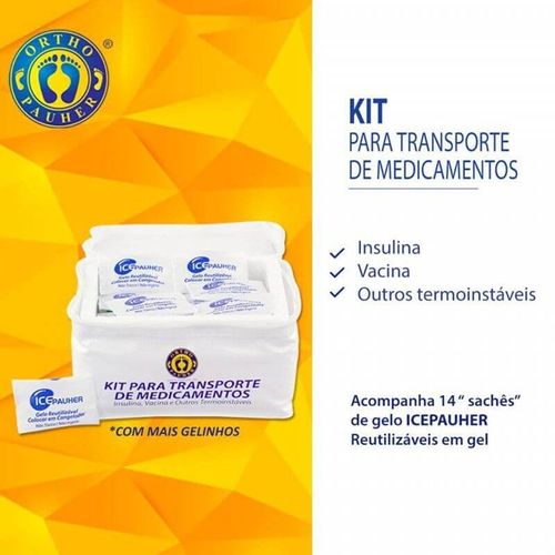 Bolsa para Transporte de Insulina e outros Medicamentos - Ortho Pauher