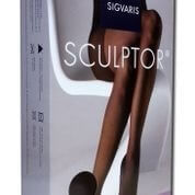 Meia Calça Anticelulite Sculptor - Preta Opaca - Sigvaris