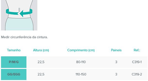 Faixa Elástica 3 Painéis C319 - Chantal