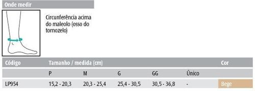 Tornozeleira Elástica CHA954 - Chantal
