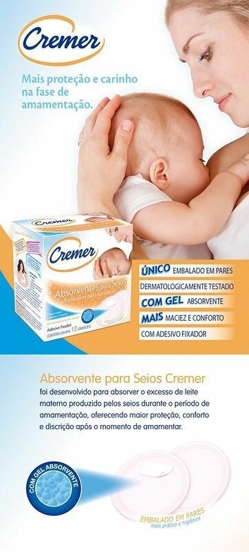 Absorvente para Seios / Amamentação - Cremer