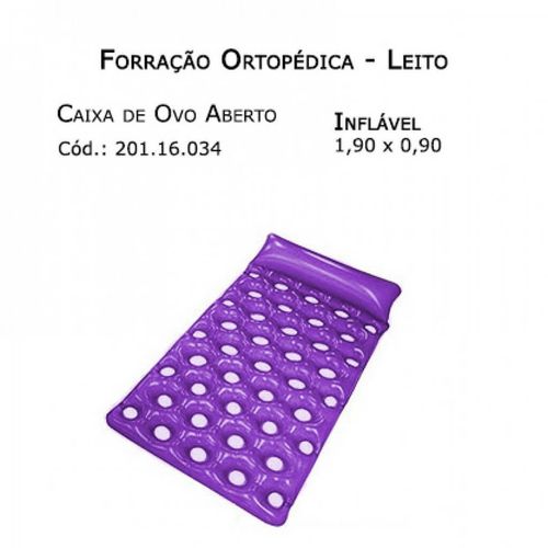 Forração Ortopédica Leito Caixa de Ovo Aberto - Água - BioFlorence