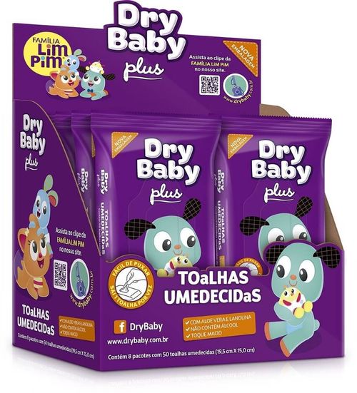 Toalha Umedecida - Dry Baby Plus