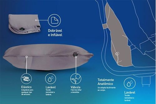 Almofada para Costas Air Cushion -  Relaxmedic