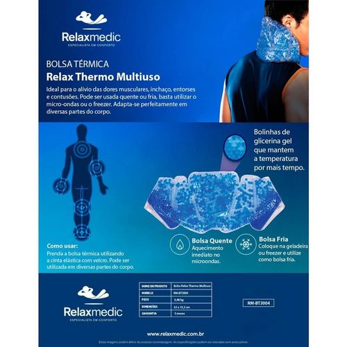 Bolsa Térmica para Pescoço Thermo Multiuso - RelaxMedic