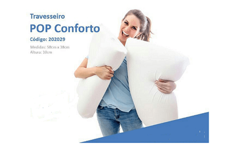 Travesseiro de Espuma Conforto POP - Perfetto