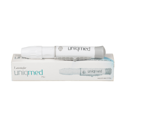 Lancetador para Glicemia Capilar - UniqMed Plus