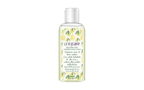 Álcool Gel Antisséptico para as Mãos 60ml - UniqCare