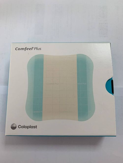 Curativo Hidrocolóide com Alginato 10x10cm - Comfeel Plus - Coloplast 33110