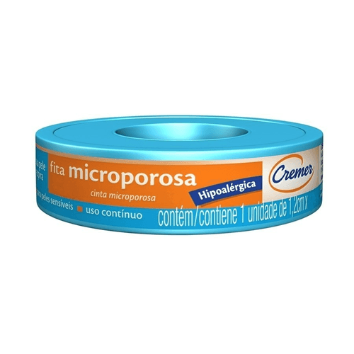 Fita Microporosa Branca 1,2cm x 10m - Cremer