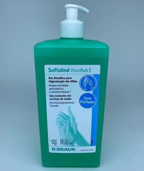 Álcool Gel Softalind ViscoRub 1000ml  - BBraun