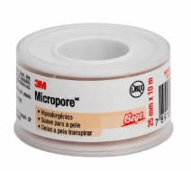 Fita Hipoalergênica MICROPORE BEGE 25mm x 10m - 3M