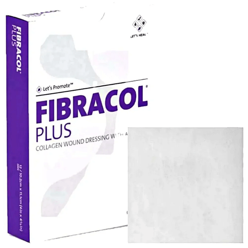 Curativo Colágeno e Alginato FIBRACOL PLUS 5,1 X 5,1cm - 3M Cx 12un