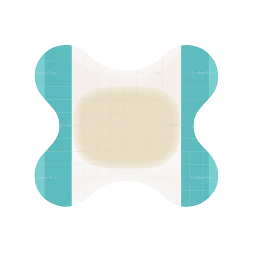 Curativo Hidrocolóide com Alginato Contorno 6x8cm - Comfeel Plus - Coloplast 33280
