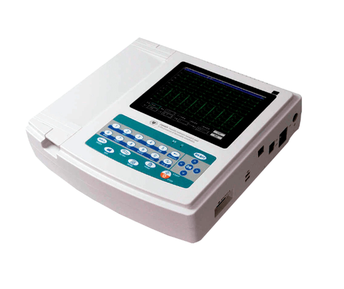Eletrocardiógrafo 12 canais Tela 8 polegadas ECG 1200G - MEDMAX